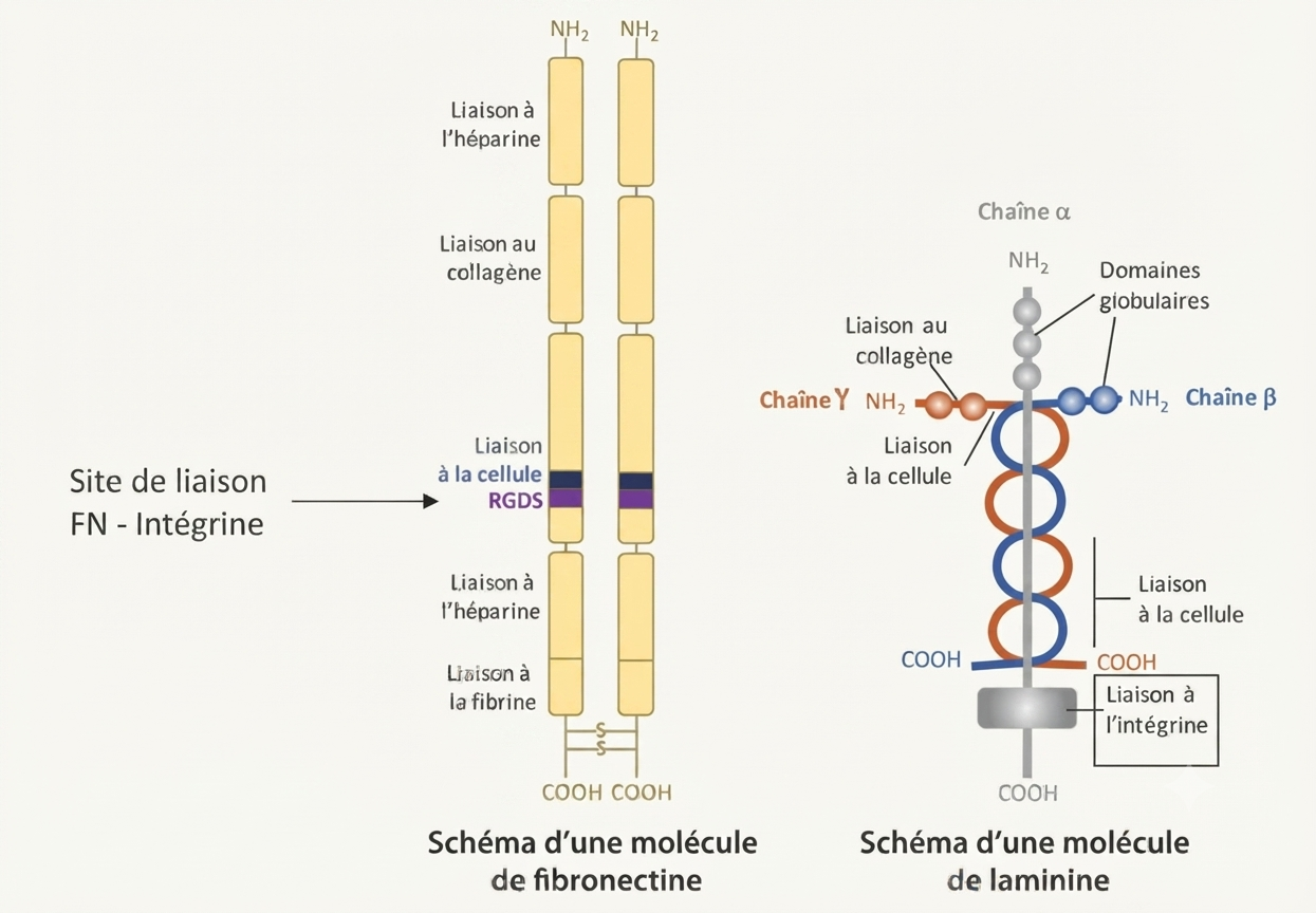 Chimiotactisme : une cellule de la crête neurale oriente sa migration selon un gradient de molécules chémoattractantes perçu par des récepteurs transmembranaires