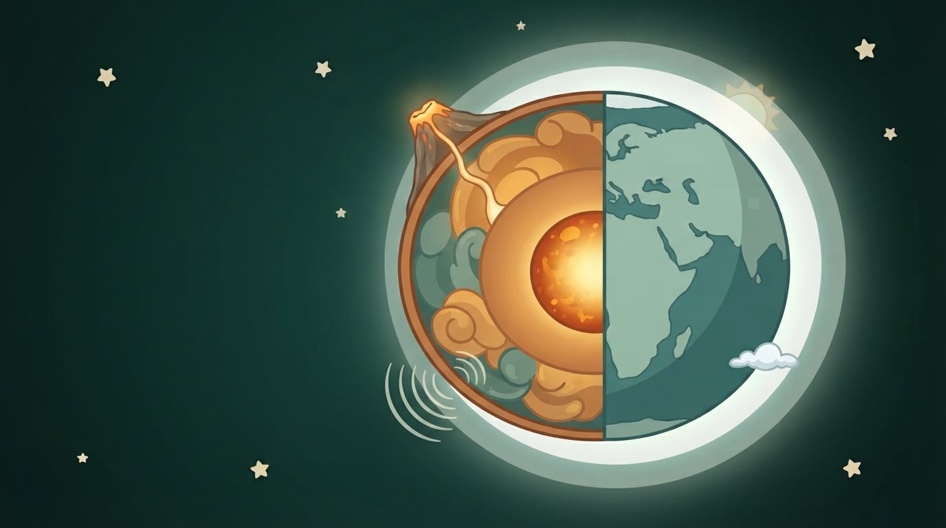 Chapitre 3 CM2 – La Terre active — volcans, séismes et enveloppes fluides
